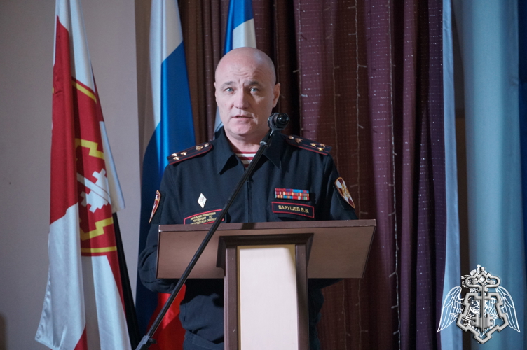 Поздравление начальника Управления Росгвардии по Новгородской области полковника полиции Виктора Барушева
