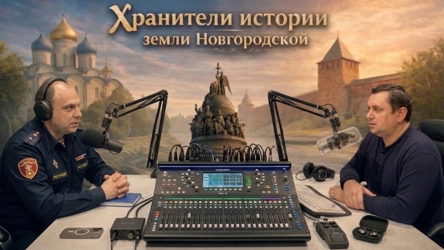 Радиоэфир начальника отделения вневедомственной охраны по Демянскому району на Радио "Демянск ФМ"