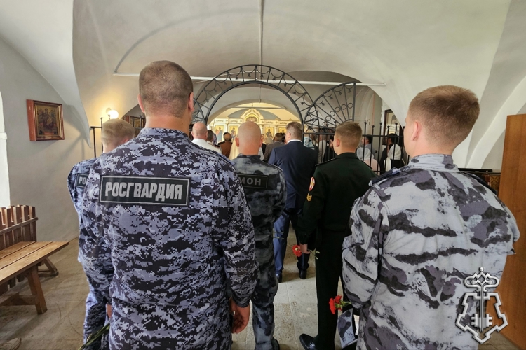 Новгородские росгвардейцы приняли участие в мероприятиях, посвященных 210-летию со дня смерти Г. Р. Державина