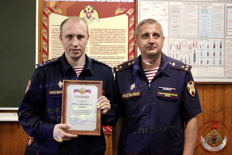 Начальник Управления Росгвардии по Новгородской области подвел итоги служебной деятельности сотрудников вневедомственной охраны за первое полугодие 2026 года