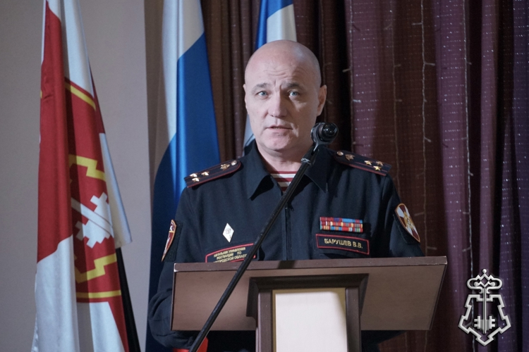 Поздравление начальника Управления Росгвардии по Новгородской области полковника полиции Виктора Барушева