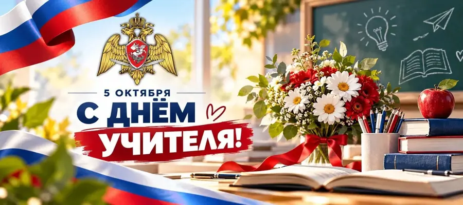  Директор Росгвардии Герой России генерал армии Виктор Золотов поздравил с профессиональным праздником учителей ведомственных общеобразовательных организаций